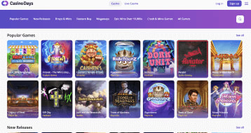 casino-days site preview