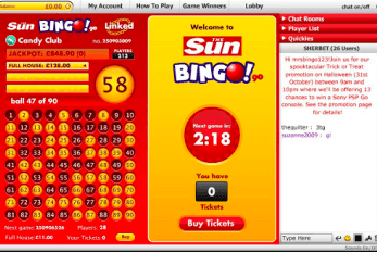 sun-bingo site preview