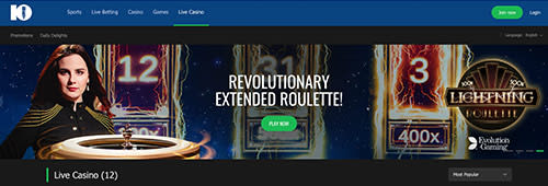 Start your casino experience at 10Bet today