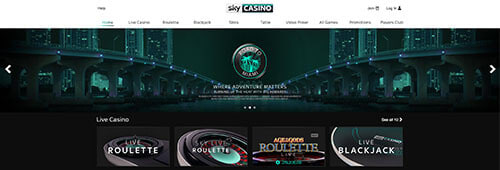  Sky also has a first-rate online casino