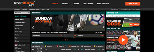 Bet on football and more at SportNation.bet