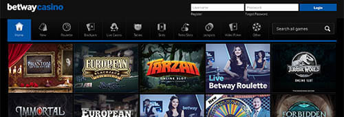Betway has a huge range of Microgaming-powered games