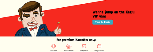 Wanna jump on the Kassu VIP van?