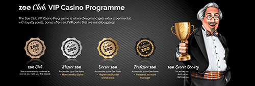 Zee Club. VIP Casino Programme