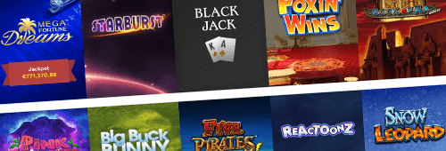 Casumo has a wide range of casino games to choose from, including slots and blackjack