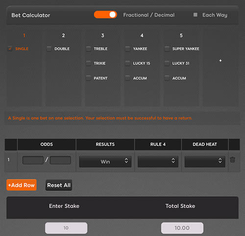 888sport's bet calculator will help you make better-informed bets