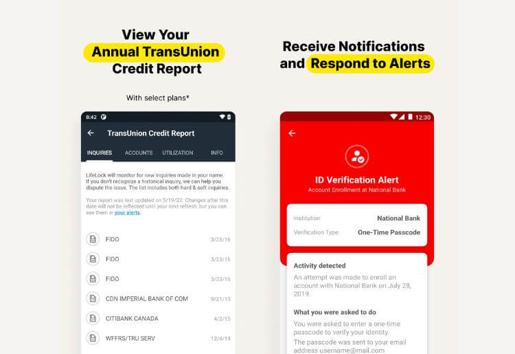 LifeLock Features