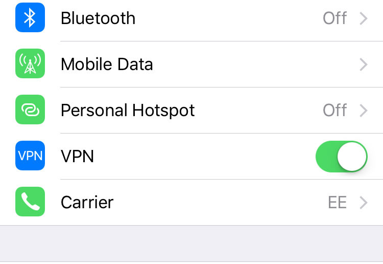 VPN Setting for iPhone VPN Setting for iPhone