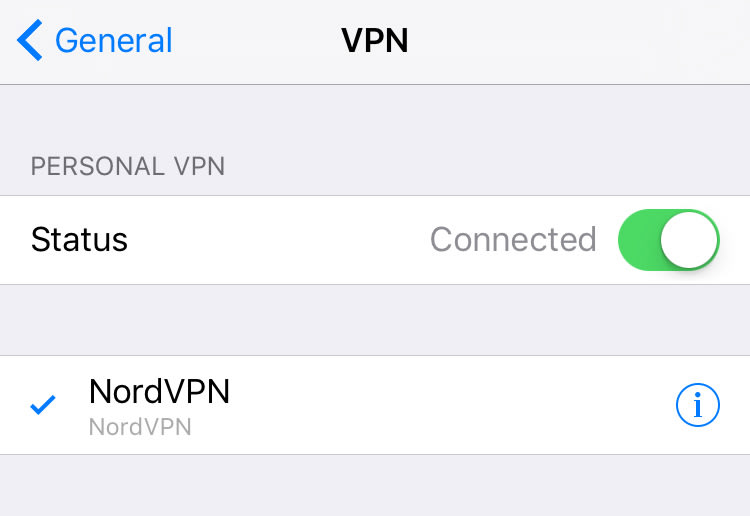 VPN enable to your iPhone VPN enable to your iPhone