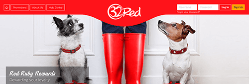 32Red's loyalty programme is called Red Ruby Rewards