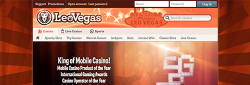 Start playing at LeoVegas Casino today