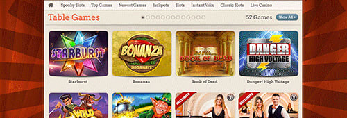 LeoVegas offers a wide range of slots, live casino games, blackjack, roulette and more