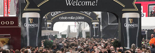 The Guinness Village at the Cheltenham Festival