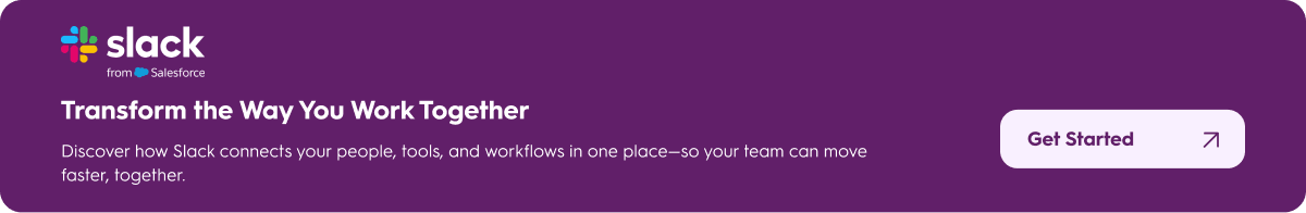 Slack banner