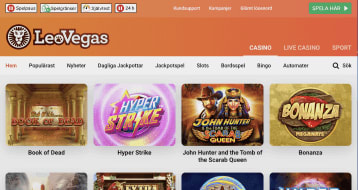 leovegas site preview