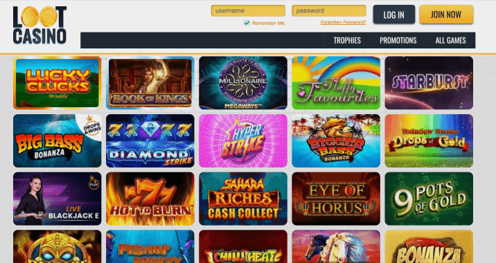 loot-casino site preview