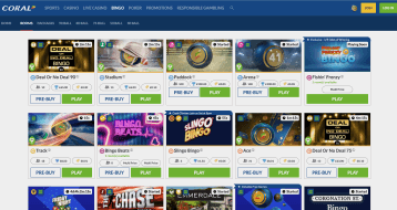 coral-bingo site preview