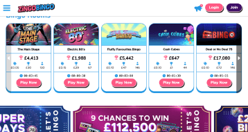 zingo-bingo site preview