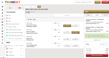 tooniebet site preview