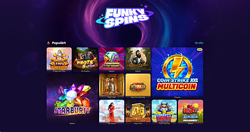 funkyspins site preview