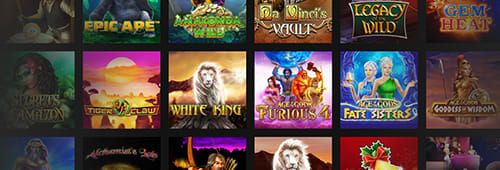 Play a range of casino games at Mansionbet